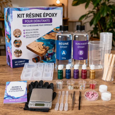 Kit Résine époxy cristal 1 KG